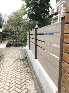 Buy cheap Customization Garden WPC Fence Europe Style Recycled Composite Fencing product
