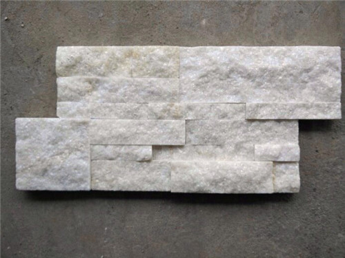 Slate Culture Stone WPB-67 Corner 6 “X 18” X 6” Flat Panel 6” X 24” white culture stone