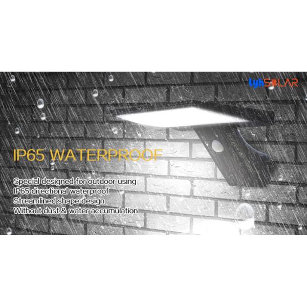 Wall Mounted 4.2W Pir Motion Sensor Wall Light With 2.5Wp Solar Panel