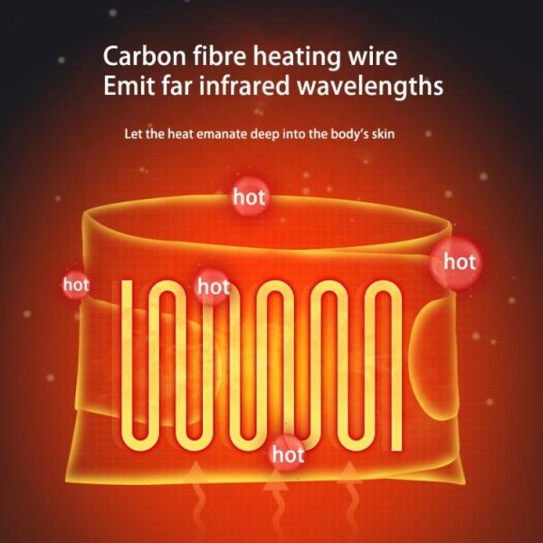 5V Heating Waist Belt Far Infrared Electric Waist Heating Pad CE RoHS