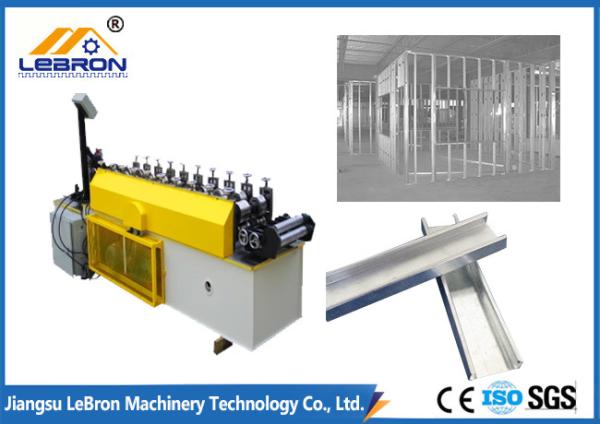 Quality Metal Stud And Track Roll Forming Machine , High Speed Metal Stud Making Machine for sale