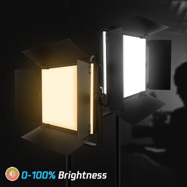 Video Lighting Cri 95 Rgb Led Studio Light 2700k 7500k Adjustable Continous Lights For Streaming