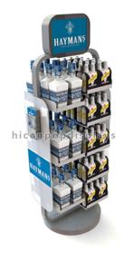 Buy cheap Wine Shop Merchandising Flooring Display Stands Multi - Layer Floor Display Shelf product