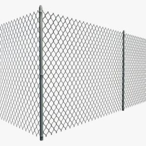 100ft Galvanized Chain Link Fence Cyclone Wire Mesh Fence Panel Chain Link Fence For Sport Game
