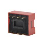 2.54mm Pitch Slide DIP Switch , 1～12 Position DIP Switch With Dual In Line