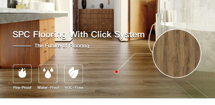 Eco Waterproof SPC Flooring Rigid PVC