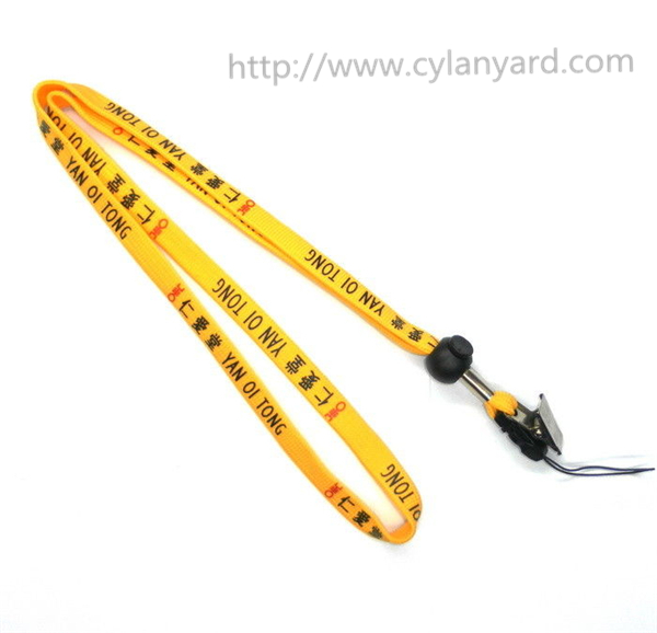 Tube polyester badge lanyards