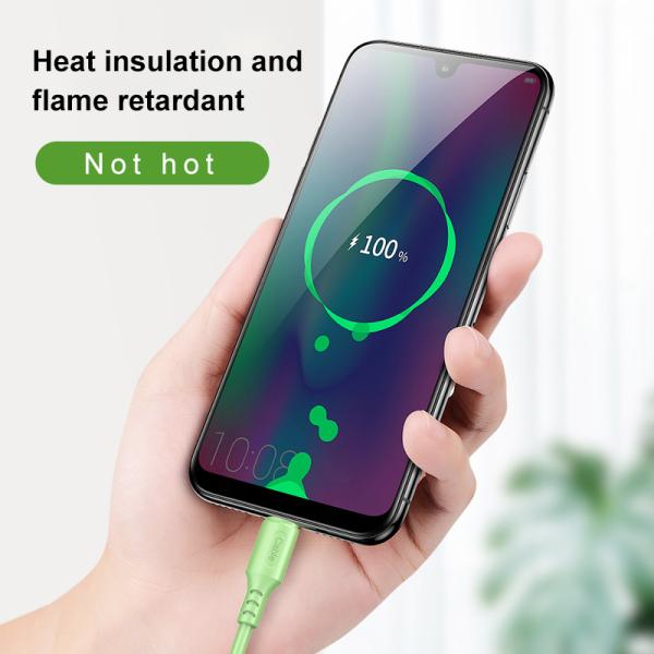 USB 2.0 Soft TPE USB A Micro / Typec C / Lightning Data Cable Customized