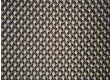 Decorative Metal Wire Mesh / Chain Melt Mesh For Architecture Decoration