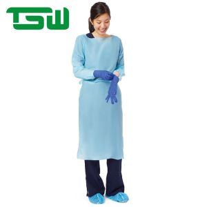 Buy cheap CE Waterproof 30G Disposable CPE Gowns With Thumb Loop product