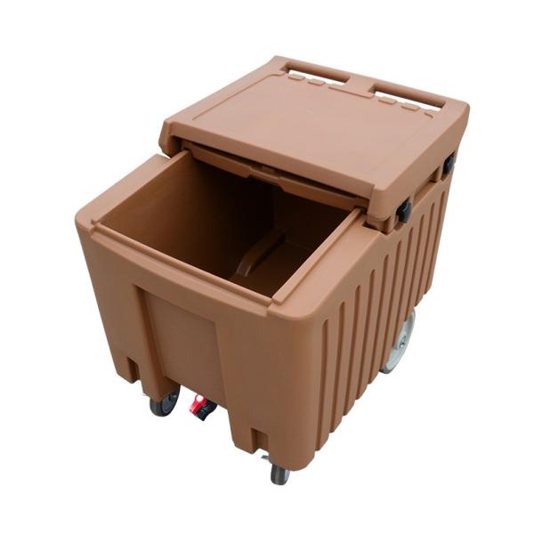 Quality SGS Insulated Ice Caddy , 110L Portable Ice Storage Bins for sale