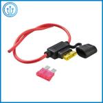 25A 32V 22AWG Cable PCB Mount Fuse Holder Mini Car Micro 2 Inline Fuse Block