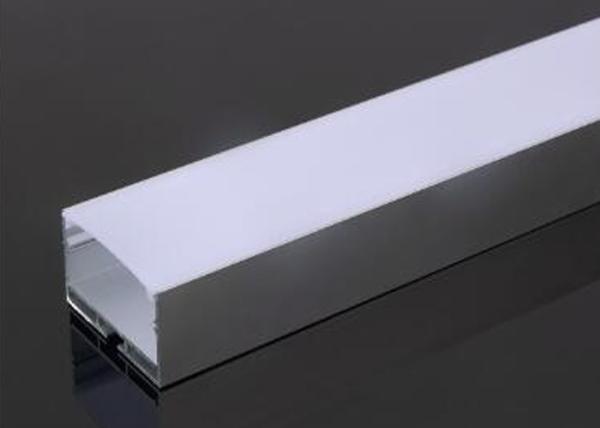 Quality Square Shape LED Aluminum Square Tubing Anodized Surface Finish for sale