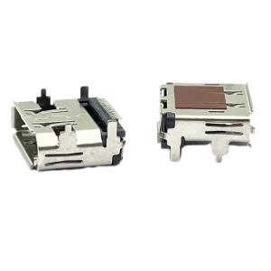 Buy cheap C2680 SUS Displayport DP Socket Connector Socket Connection 90 Degree SMT Solder Plating PI Tape product