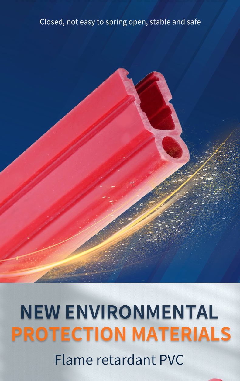 OEM Extruded PVC Silicone Strip Sealing Strip ABS PP Profile Customized Handle