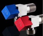 Anti Back Toilet Basin Faucet Hot Cold Water Triangular Valve
