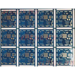 Buy cheap 1.6 MM Thickness 8 Layer PCB GPS Module Blue Solder Mask ENIG SMT Circuit Board product