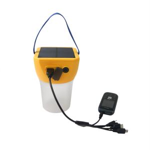 China Portable Solar Led Flash Emergency Rechargeable Lantern With Torch Light on sale