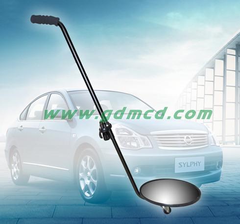 Quality Adjustable Vehicle Inspection Mirror 30cm Convex Mirror With LED Flashlight for sale