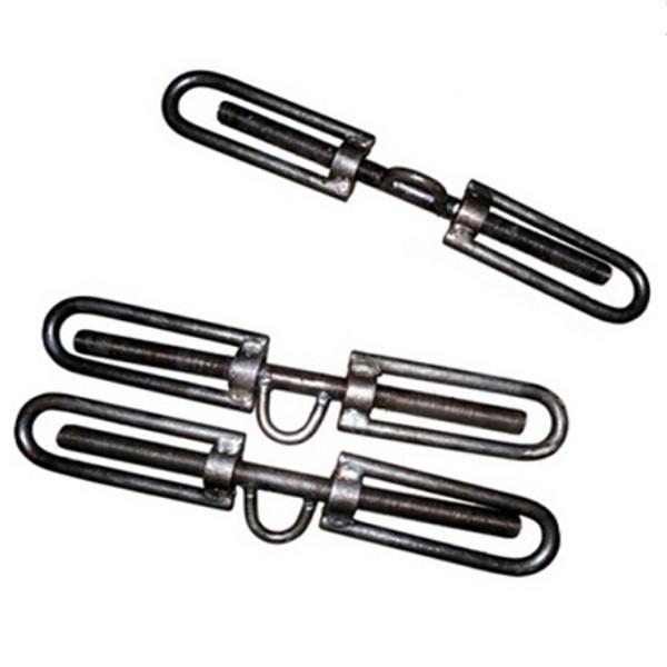 Quality Hot Dip Galvanized Turn Buckle Carbon Steel Hamburger Turnbuckle D - D 13T To 30T for sale