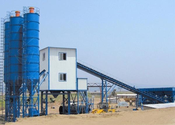 Quality Belt Type Ready Mix Concrete Plant Harga Fixed Simple Precast Concrete Mixing Plant for sale