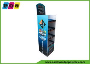 Buy cheap Beverage Stable POP Cardboard Merchandising Displays With Four Shelves FL032 product