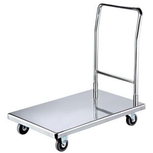 Buy cheap High Polished Aluminium Platform Trolley Metal Platform Cart product