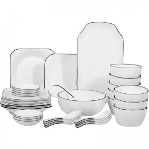 Buy cheap Color Printed Porcelain Dinner Plate Set For Restaurant Wedding product