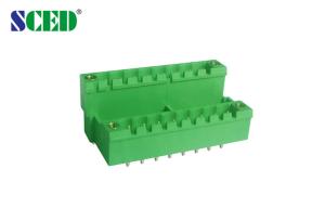 Buy cheap Header Male Sockets Plug - in Terminal Block Pitch 5.08mm 300V 18A 2 x 2P - 22 x 2P product