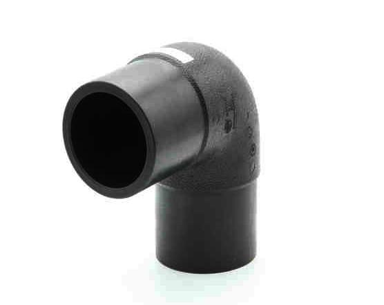 Quality SDR11 SDR17 SDR17.6 DN63-DN450 PE 90 Degree Spigot Elbow for sale