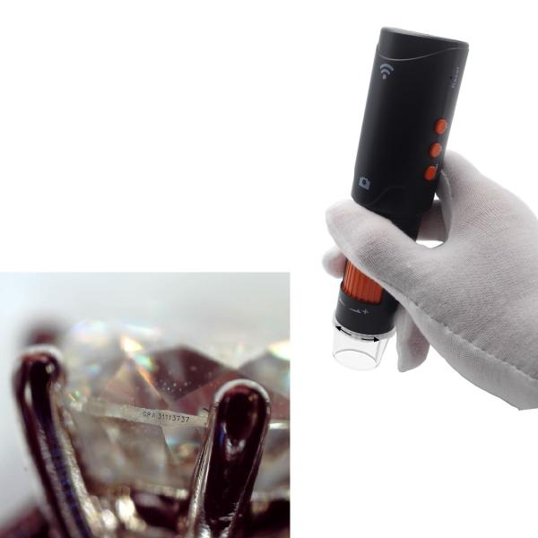 Quality 12MP Portable Digital Microscope For Coins 1200x Polarizer Measurement for sale