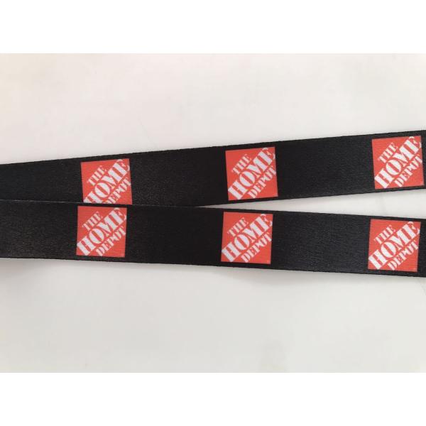 Logo Printing Polyester Heated Transfer Lanyard / Dye Sublimated Lanyards Eco Friendly