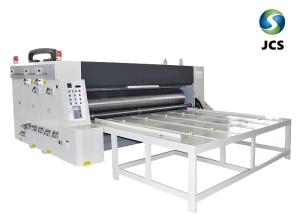 Two Color Cardboard Box Printing Machine Chain Feeder Type Electric Driven