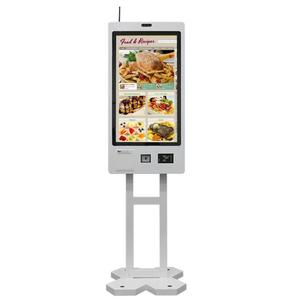 Quality Automatic Fast Food Touch Screen Ordering Kiosk Self Service for sale
