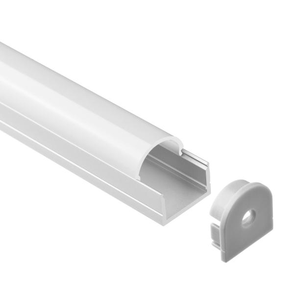 Quality 19*11mm Wall Surface Mounted LED Profile Aluminum Customized Length for sale