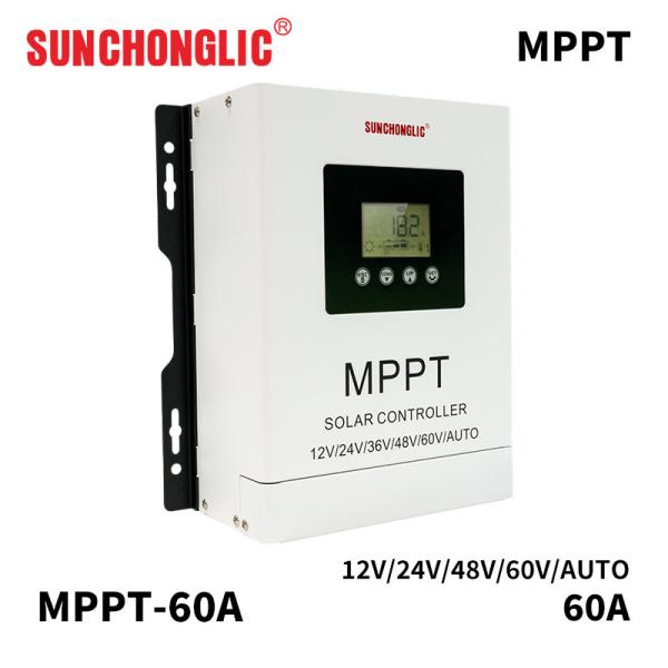 Quality 60v Auto 60 Amp Mppt Charge Controller Max PV 180V For Commercial Solar Systems for sale