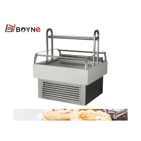 R134A Air Cooling Cake Display Case Floor Type Bakery Cabinet With Sliding Door