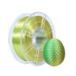 Customization 3D Printer Filament PLA Silk Dula Color Yellow Green 3d Printing