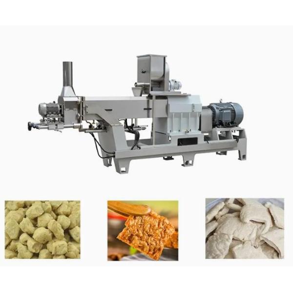 TVP TSP Vegetable Soya Chunks Extruder Machine 110kw CE Certificate