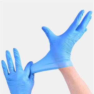 China green 8 mil Powder Free non sterile Disposable Nitrile work Gloves on sale