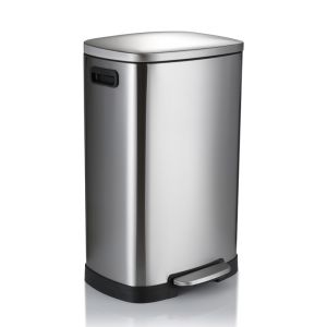 Buy cheap Outdoor Silver Stainless Steel 13 Gallon Trash Can from wholesalers