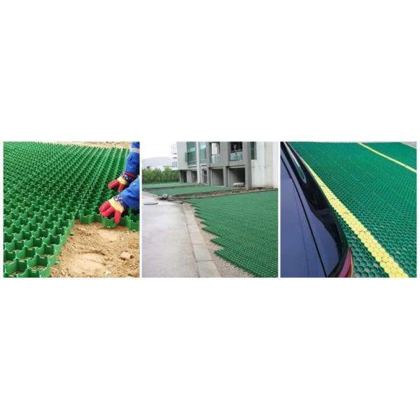 ODM Permeable Plastic Grass Pavers Lawn Plastic Turf Paver Grid 50mm