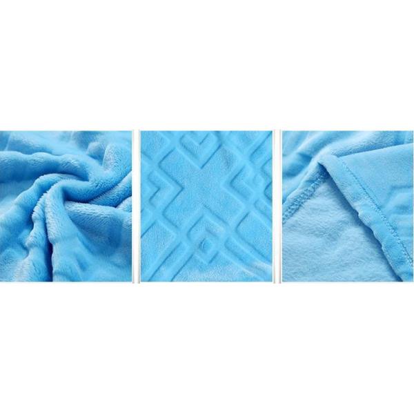 Cozy King Size Flannel Blanket Throw Blanket For Bed / Sofa Warm Plush Eco Friendly