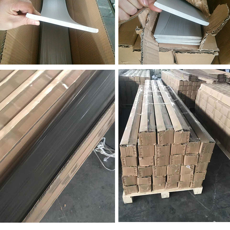 6" PVC Floor Baseboard Skirting Vinyl Baseboard for Wall Protection and Functionality
