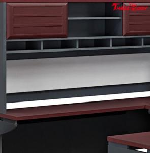 Buy cheap Space Saving Modern Office Furniture Pro Linea U Corner Computer Desk With Hutch product