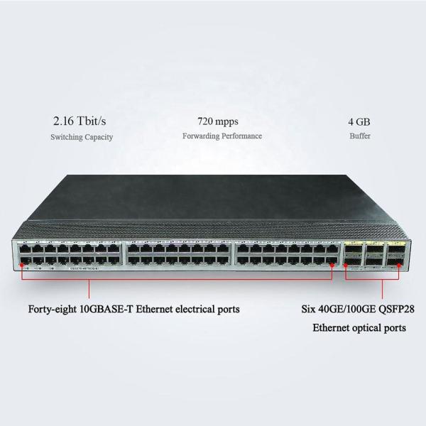 10g Switch Capacity Private Mold 48 Port 100g Data Center Switch CE6870-48T6CQ-EI