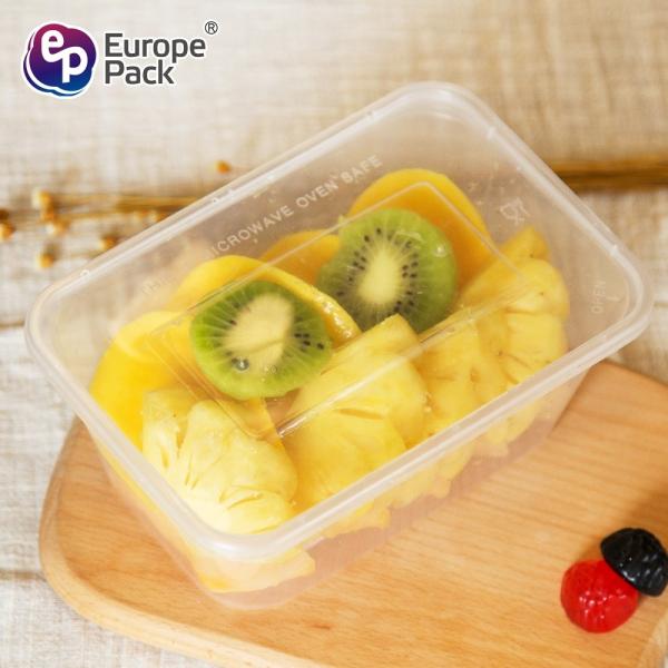 Quality Wholesale 100% food grade 1000ml PP plastic disposable lunch box for sale