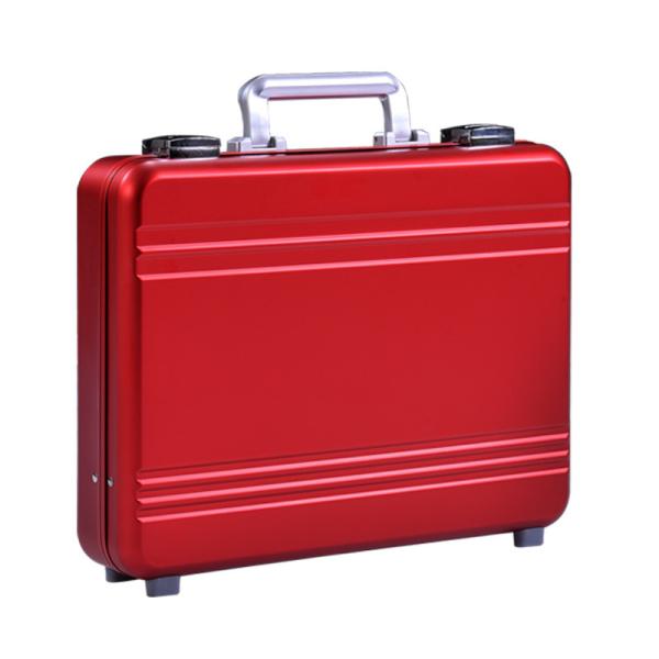 MS-M-02 Professional Aluminum Molded Alloy Briefcase In Silver, Black, Pink