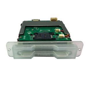 China 2 In1 Manual Insert Smart Card Reader Hybrid Card Reader Half Insert RFID / Magnetic Card on sale