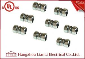 China Steel IMC 3/4 Compression Coupling Rigid Conduit Adaptor Electro Galvanized on sale